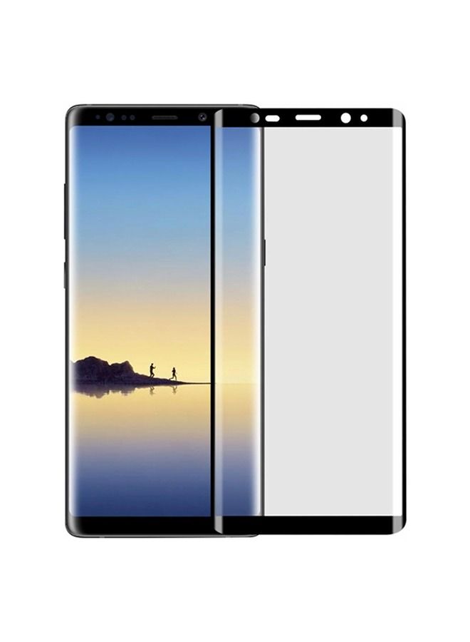 Samsung Galaxy Note 8 Sm-N950 - Momax 0.3Mm 3D Anti-Explosion Full Screen Coverage Tempered Glass Film Black/Clear