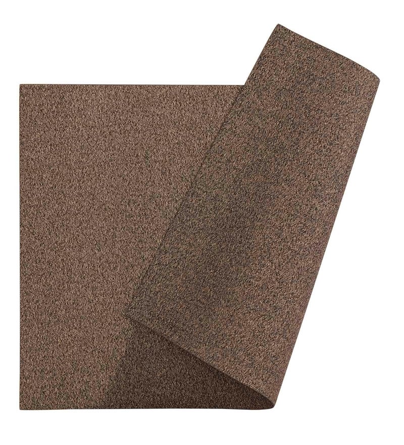 OBSESSIONS Set of 6 Premium D.Brown PVC Table Placemats (30x45 cm) - Heat Resistant, Water Repellent, Wipeable, Stain Resistant, and Easy to Maintain - Perfect for Protecting Your Dining Table - Image 3