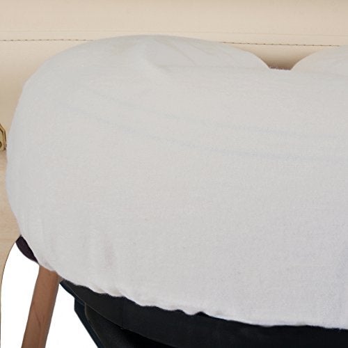 EarthLite Flannel Face Pillow Covers DURA-Luxe - 100% Natural Cotton Flannel Massage Table Headrest Covers (Set of 2) - Image 3