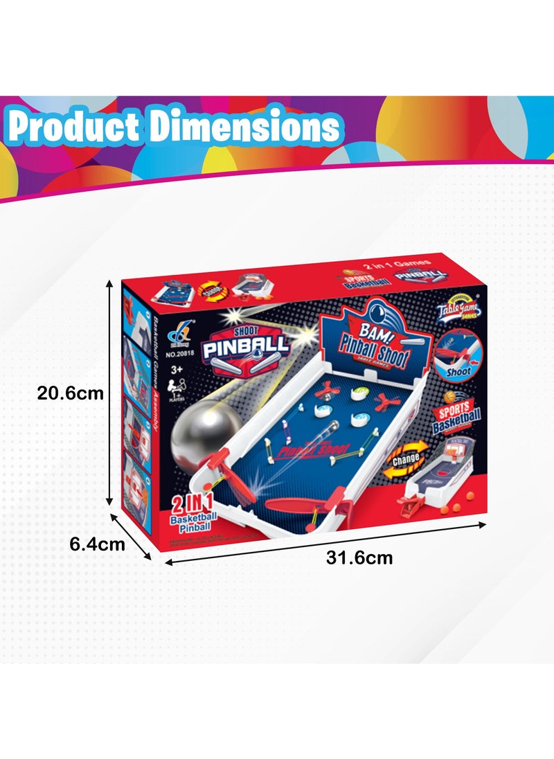 Home Smart Home Smart Pinball And Basketball 2 in 1 Toy Game for Kids Competitive Interactive Toy Game Good activity For Boys And Girls  - Image 2
