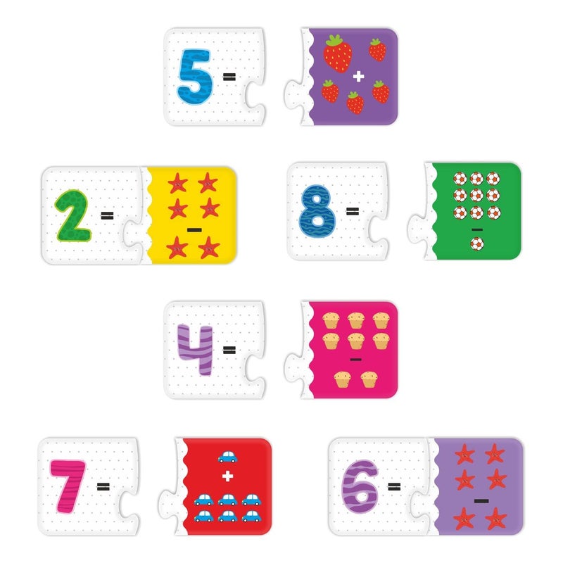 Webby Addition Subtraction 2 Pieces Learning Pack Jigsaw Puzzle, Montessori Early Educational Pre School Puzzle Toys for 3+ Years Kid - Image 4