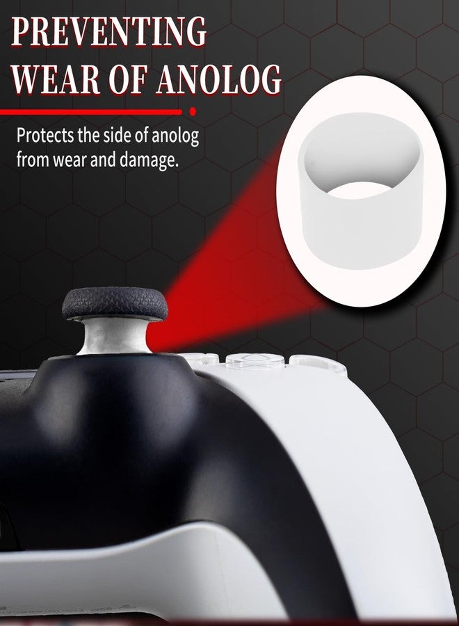 PlayRealm Silicone Skin Cover Sticker x 1 & Extender Grips x 2 for PS5 Controller The Joker Purple - Image 4
