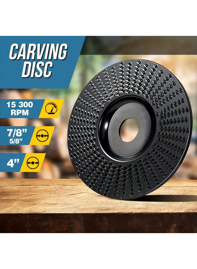 Premium Wood Carving Disc 4 Inch Angle Grinder Shaping Grinding Wheel 2pcs - Image 4