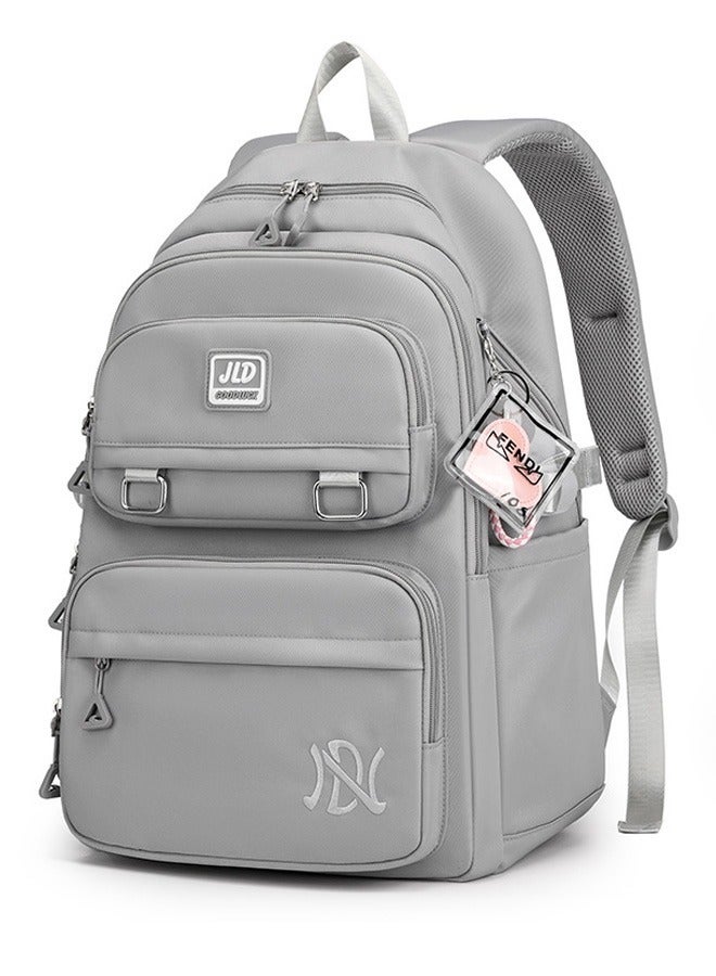 JLD 35L Travel Large Capacity Backpack Nylon Breathable Casual Daypack Wear-resistant Zipper School Bag for Girls Boys Teens - Image 4