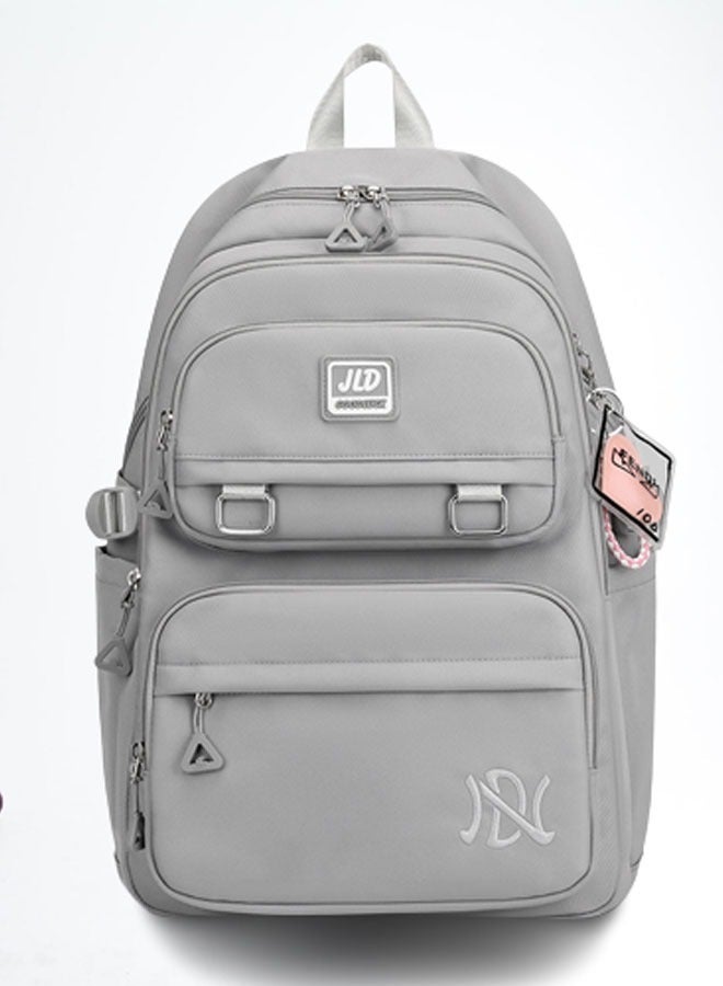 JLD 35L Travel Large Capacity Backpack Nylon Breathable Casual Daypack Wear-resistant Zipper School Bag for Girls Boys Teens - Image 3