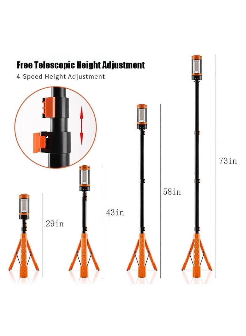 Multi-Function Portable Camping Light & Stand – Rechargeable Tent Lights for Outdoor Use & Emergency Power - Image 3
