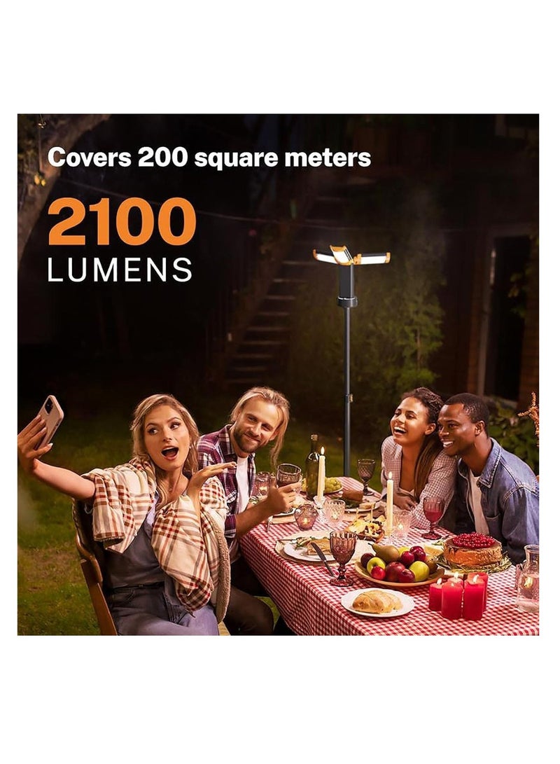 Multi-Function Portable Camping Light & Stand – Rechargeable Tent Lights for Outdoor Use & Emergency Power - Image 2