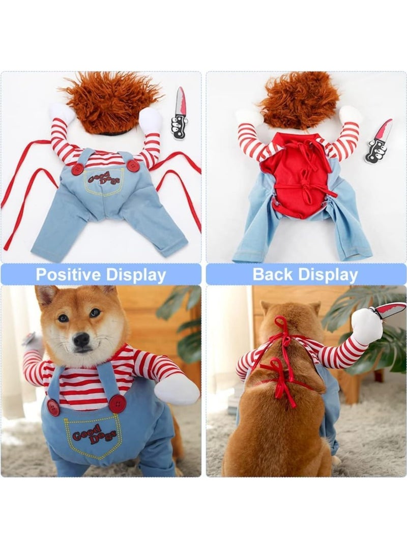 Pet Deadly Doll Knife Costume Dog Cosplay Costume (Lethal Doll) - Image 2