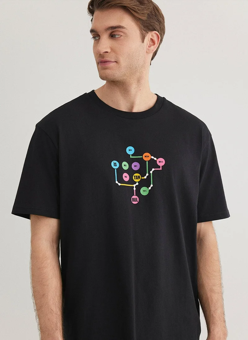 MAVI Black Istanbul T-Shirt