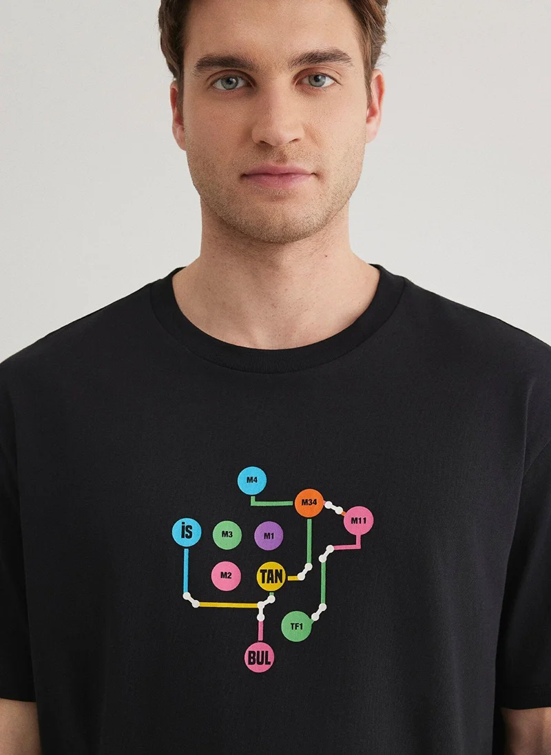 MAVI Black Istanbul T-Shirt