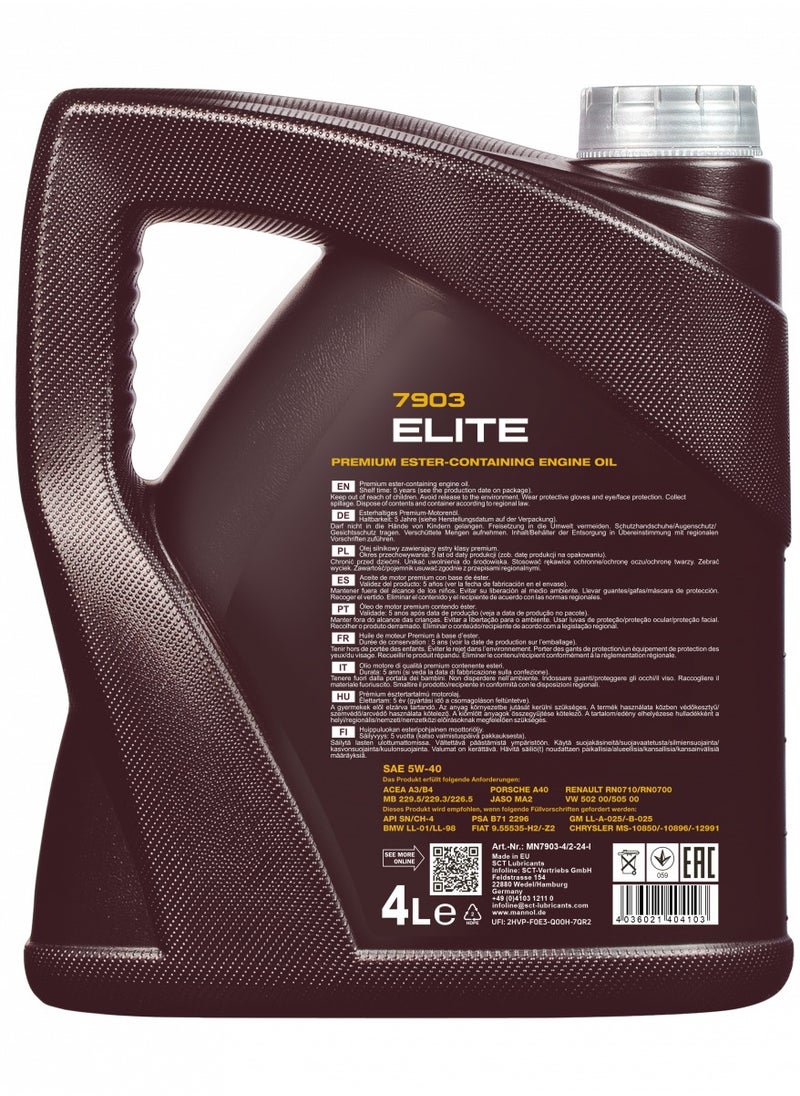 MANNOL Mannol Elite 5W-40 4L  - Image 2
