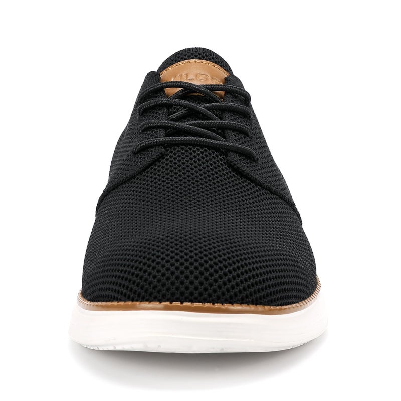 VILOCY Men's Fashion Dress Sneakers Casual Walking Shoes Business Oxfords Comfortable Breathable Lightweight Tennis Zapatos para Hombre Black,US11 EU44 - Image 4