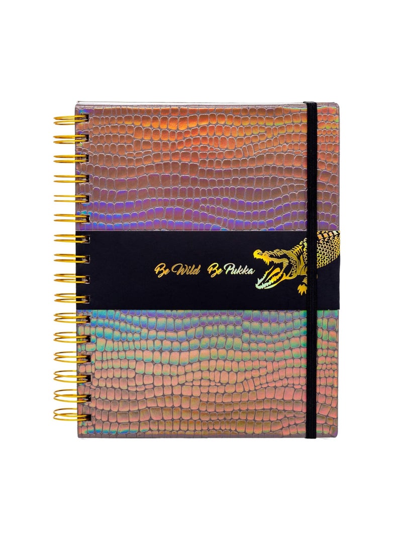 Pukka Pad - A5 Size Wild Project Notebook With Dividers and Elastic Band Closure - Image 1