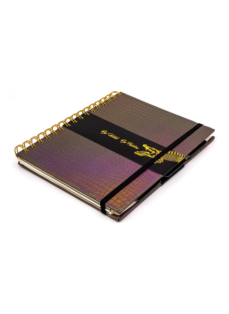 Pukka Pad - A5 Size Wild Project Notebook With Dividers and Elastic Band Closure - Image 1