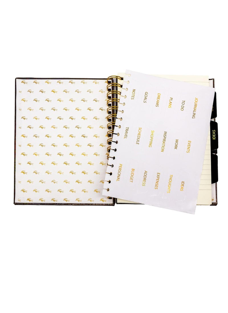 Pukka Pad - A5 Size Wild Project Notebook With Dividers and Elastic Band Closure - Image 1