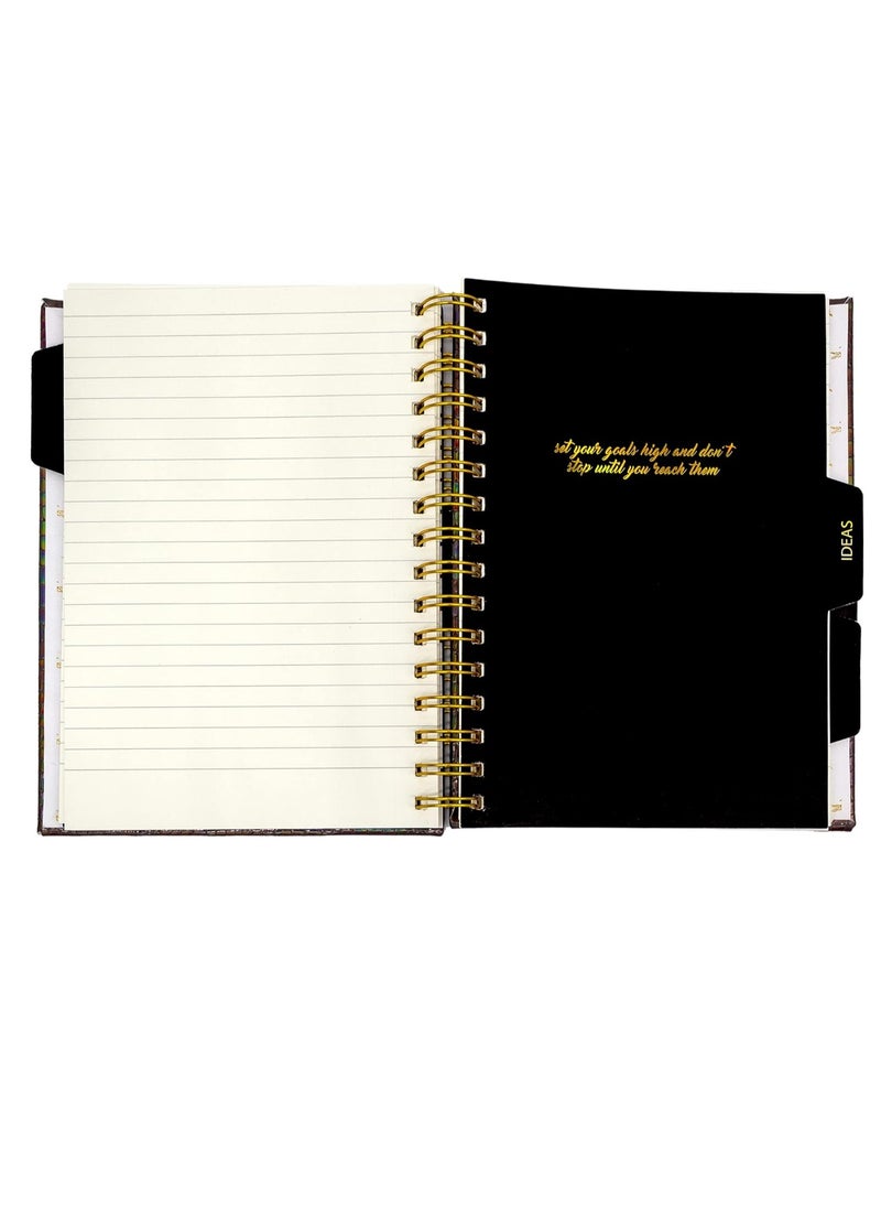 Pukka Pad - A5 Size Wild Project Notebook With Dividers and Elastic Band Closure - Image 1