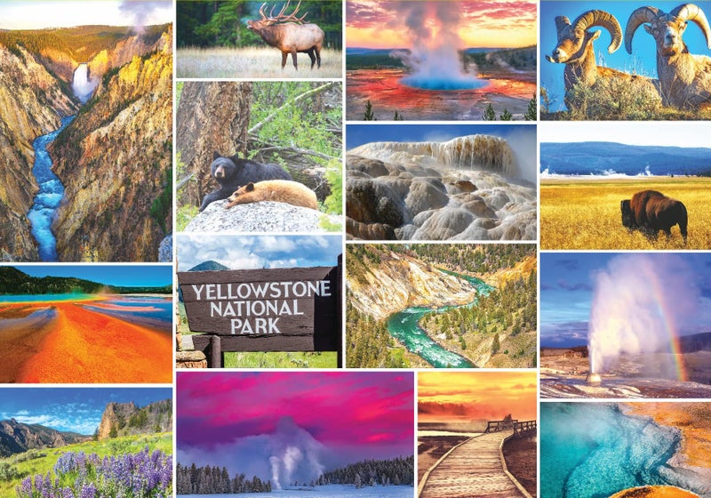 Better Me Yellowstone National Park 1000 Piece Puzzle USA National Parks Puzzle Ideal for Hikers Travelers Adults Teens Family Great National Park Gifts - Image 3