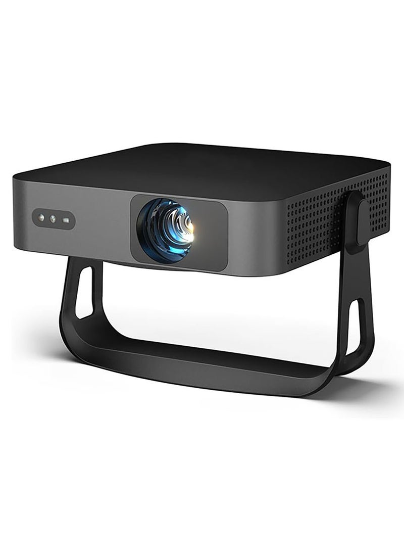LENND 【360°Adjustable Stand & Auto Focus/Keystone】Mini Projector with WiFi and Bluetooth, 550ANSI Native 1080P Portable Outdoor Movie Projector, Home Projector 4K Support for HDMI/USB/Phone/PC(Black)  - Image 1