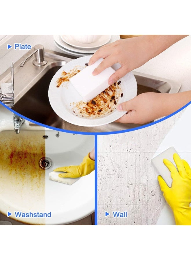 Magic Sponge Eraser, 10 Pack Melamine Sponge Foam, Multi-Functional Household Cleaning Non-Scratch Scrub Sponge Pads for Kitchen, Bathroom - Image 2