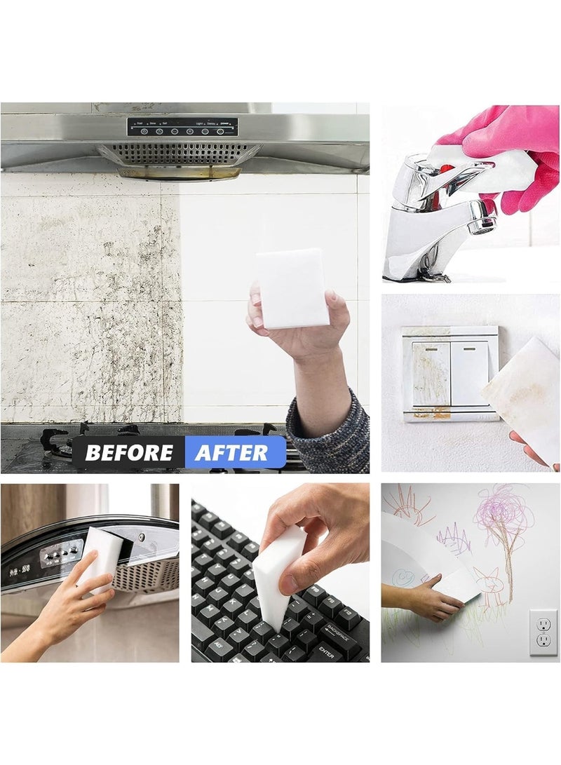 Magic Sponge Eraser, 10 Pack Melamine Sponge Foam, Multi-Functional Household Cleaning Non-Scratch Scrub Sponge Pads for Kitchen, Bathroom - Image 3