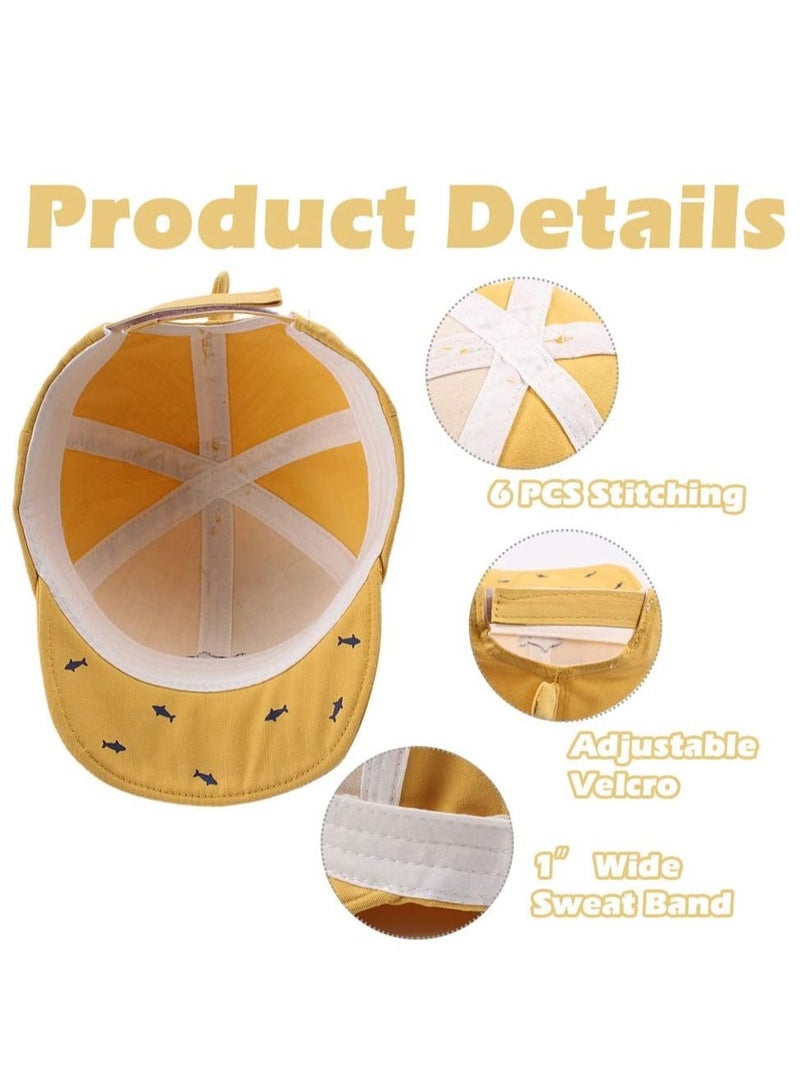 Captaintech Baby Duck Cap Infant Kids Sun Hat Bear Cute Cartoon Caps Spring Summer,Sun Hat for Baby Boy Girl, Kids Baseball Caps for Little boy Girl Spring Summer Sun hat, Soft Cotton Hat for Baby Toddler - Image 5