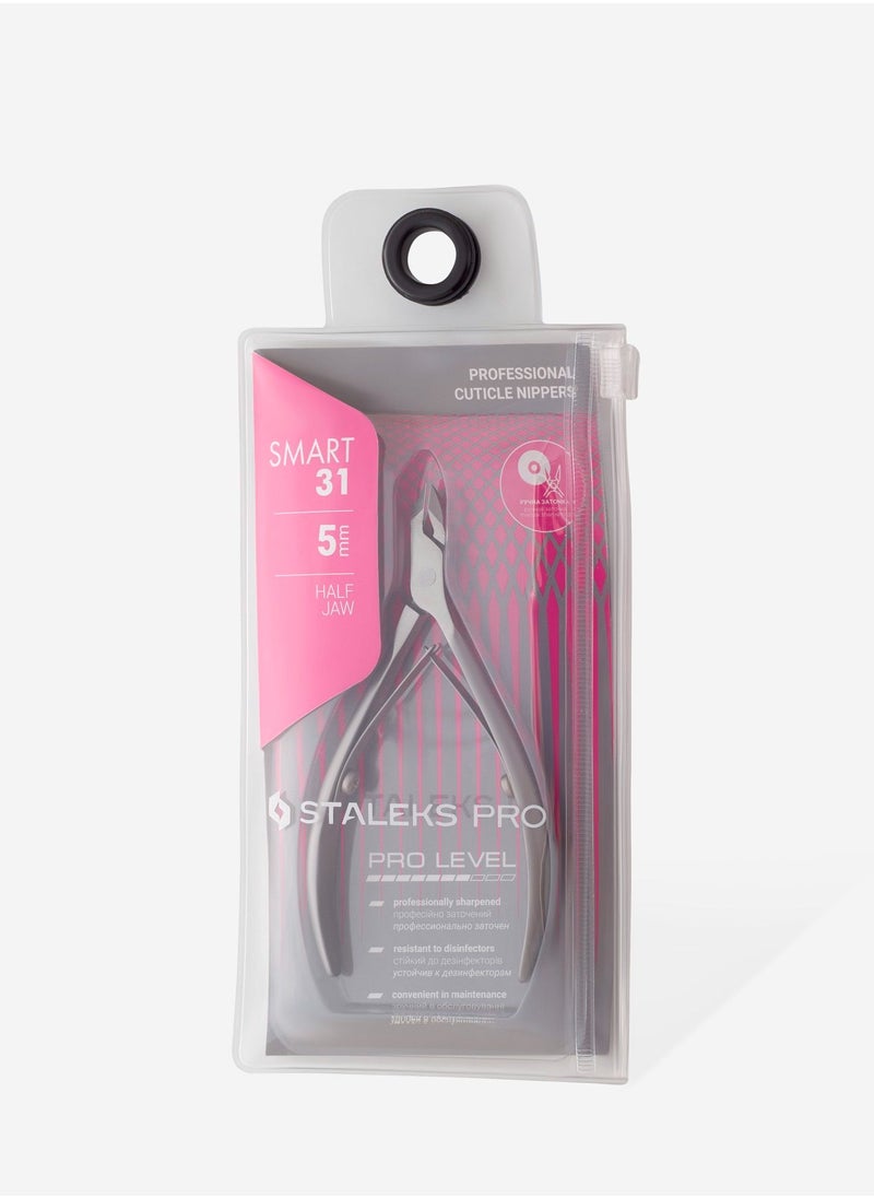 STALEKS PRO Professional Cuticle Nippers - SMART 31 | 5 mm  - Image 4