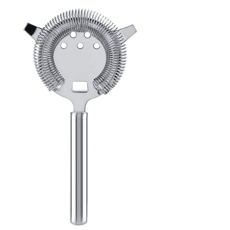 Zerodis Cocktail Strainer Stainless Steel Bar Strainer Hawthorne Cocktail Strainer Two Prong Cocktail Straining Tool for Bartenders and Mixologists