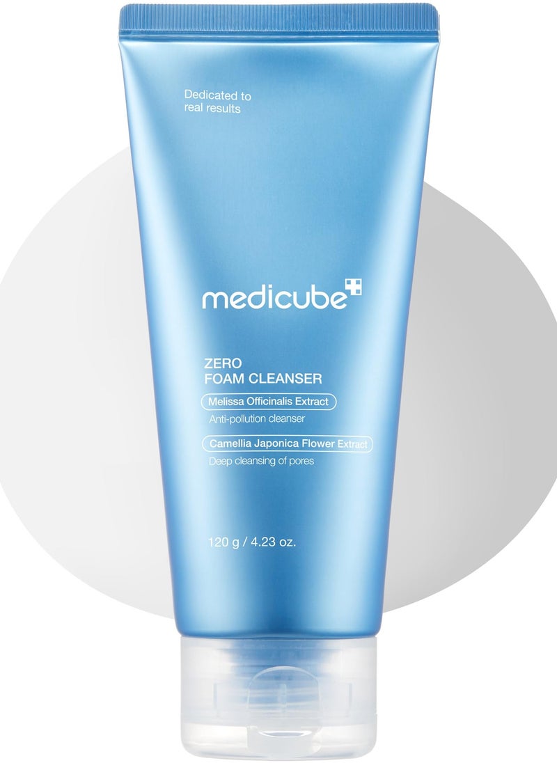 Medicube - Zero Foam Cleanser for Sensitive Skin - Sebum Control, Moisture Balance, and Pore Minimization | Korean Skincare - 120 g - Image 1