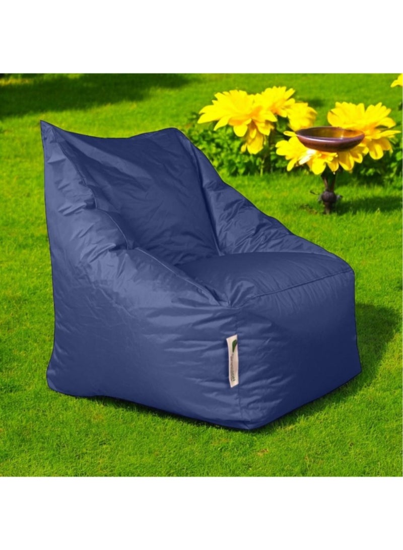 Grand Waterproof Bean Bag – Comfort and Style that Lasts - Dark Blue - 85x85x80 cm