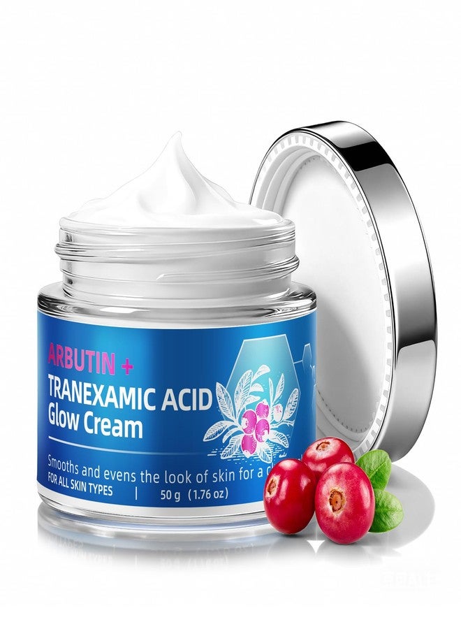 Bmrewax Arbutin 8% + Tranexamic Acid 5% Cream for Dark Spots, Uneven Skin Tone & Discoloration, Brightening Face Cream with Niacinamide, Glutathione & Hyaluronic Acid, Hydrating Formula for Sensitive Skin - Image 1