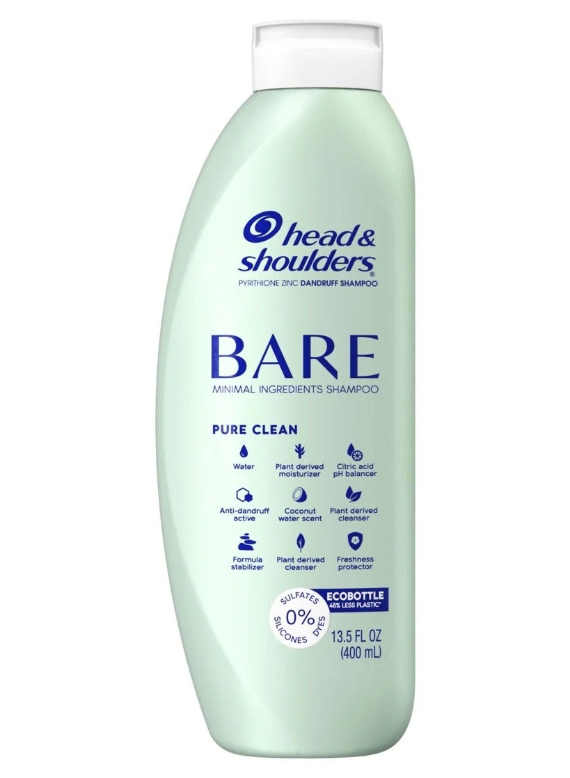 Head And Shoulder Bare Pure Clean Dandruff Shampoo 400ml
