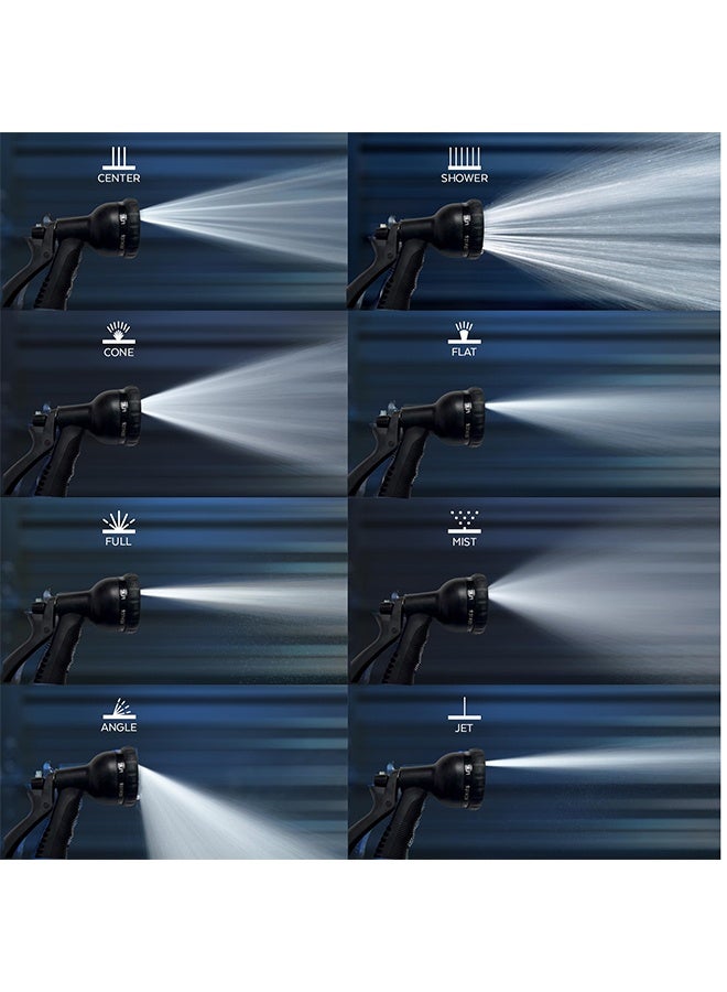 تودي جي هو حديقة رش بندقية المياه، غسيل السيارات متعددة الأغراض رش بندقية، فوهة خرطوم، مع 8 أنماط رش، قابل للتعديل والثقيل لغسيل السيارات، مصانع الري، غسيل الحيوانات الأليفة، والاستخدام المنزلي - Image 4