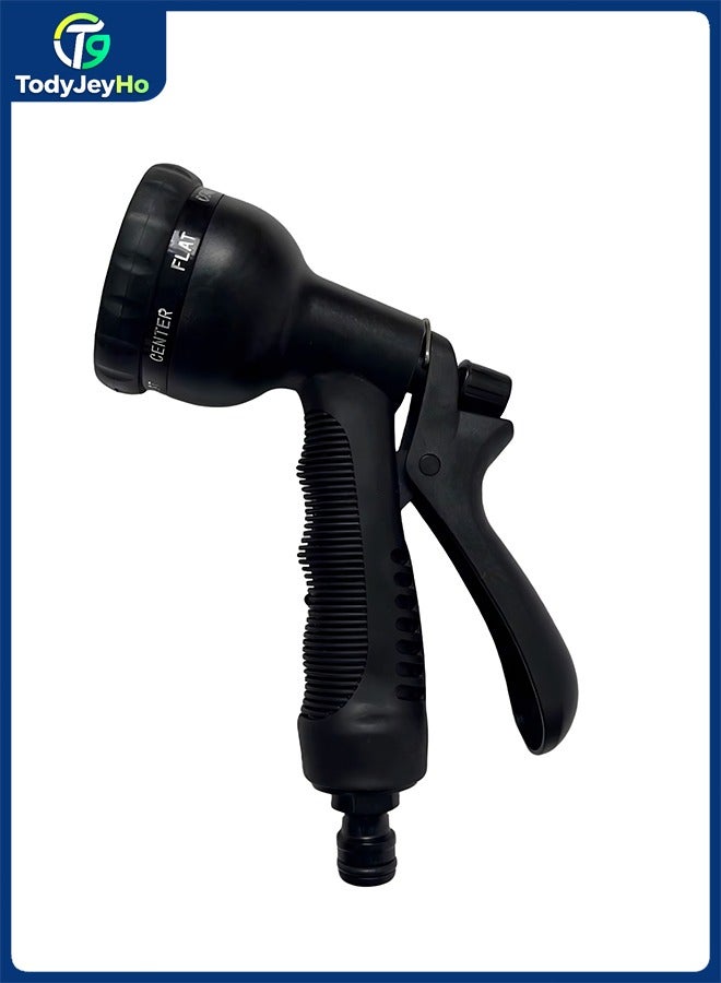 تودي جي هو حديقة رش بندقية المياه، غسيل السيارات متعددة الأغراض رش بندقية، فوهة خرطوم، مع 8 أنماط رش، قابل للتعديل والثقيل لغسيل السيارات، مصانع الري، غسيل الحيوانات الأليفة، والاستخدام المنزلي - Image 1