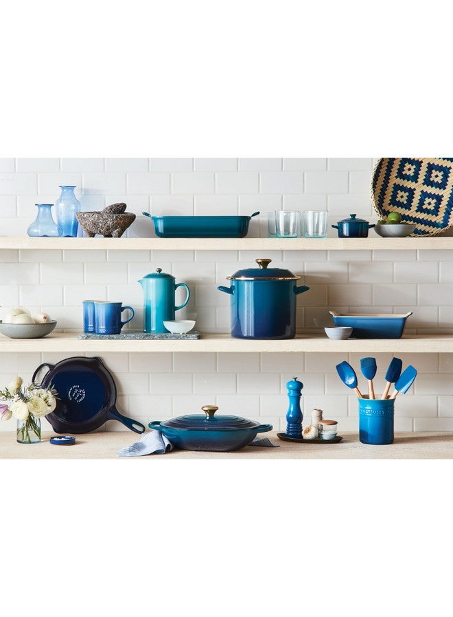 Le Creuset Le Creuset Silicone Craft Series Utensil Set with Stoneware Crock, 5 pc., Marseille  - Image 3