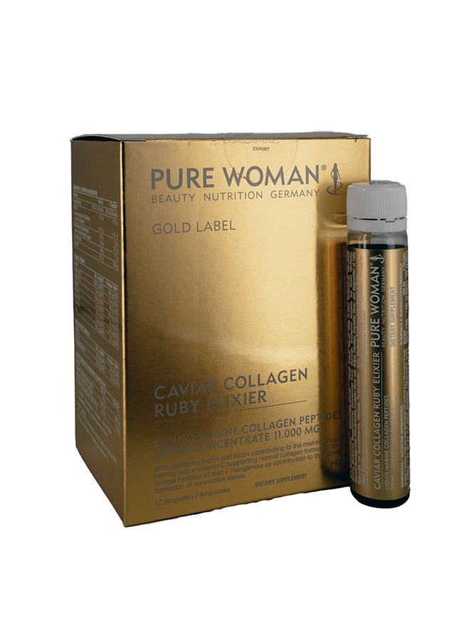 Hech Caviar Collagen Ruby Elixier 25ml 12'S
