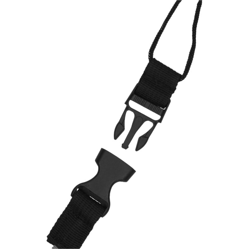Paddle Leash: Black High Elastic TPU Strap With Nylon Sleeve - Metal Spring Hook Easy Attachment Plastic Quick Release Buckle For Kayaking Paddleboarding Water Sports Outdoor Activities - Image 3