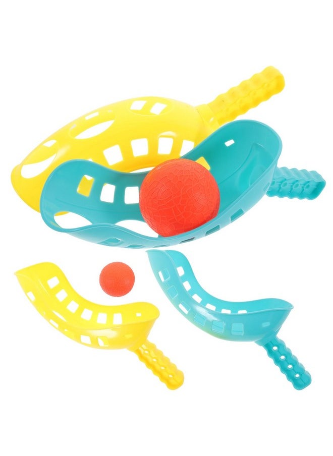 Toyvian Toyvian 2 Sets Interactive Toss and Catch Suits Beach Toys Outdoor Playset Suits for Scoop Ball Thrower Scoop Kendama Popular Toys Balls Toy Ball Child Halloween Abs  - Image 1