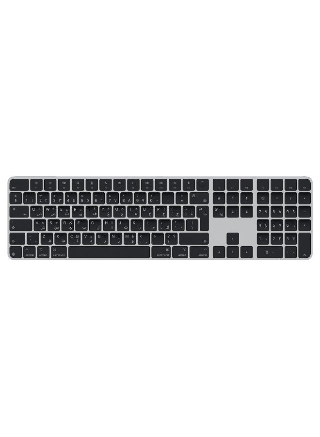 Apple Magic Keyboard With Touch ID & Numeric Keypad for Mac AR Keys - MXK83AB/A | Black - Image 1