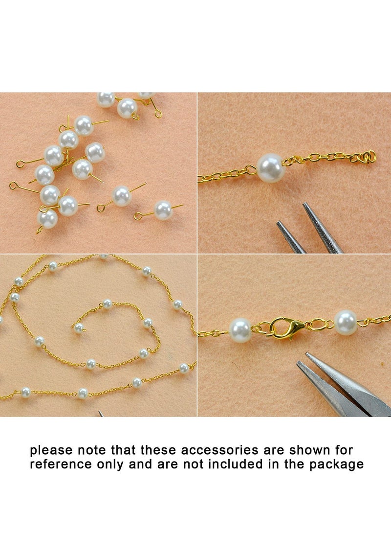 Zikra DIY Necklace Chains - 12m Jewelry Making Chains with 120 Open Jump Rings & 40 Lobster Clasps, 1.5mm Iron Twisted Cable Chain in 4 Colors for Crafting and Jewelry Design. - Image 4