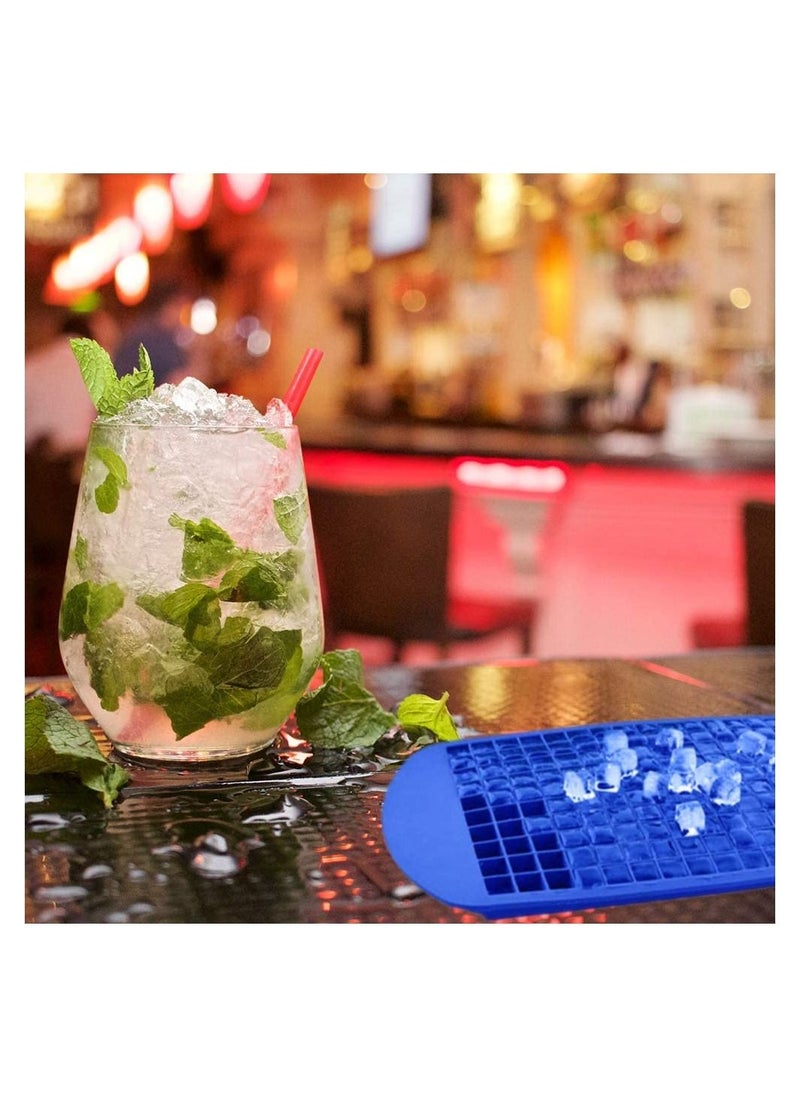 Cool Baby - COOLBABY Mini Ice Cube Trays 3 Pack, 160 Crushed Ice Cube Molds Easy Release Small Ice Cub - Image 1