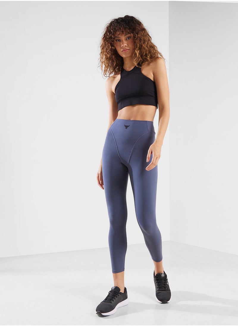 UNDER ARMOUR - Project Rock Grind Ankle Leggings - Image 1