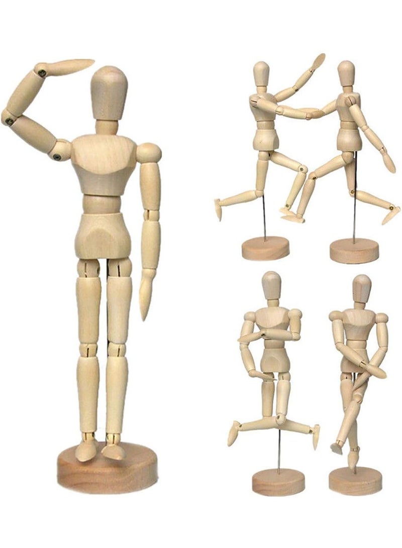 Artist Wooden Manikin Mannequin Sketching Lay Figure Drawing Model Aid Human Figure Artist Draw Painting Model Mannequin Jointed Doll - Image 1