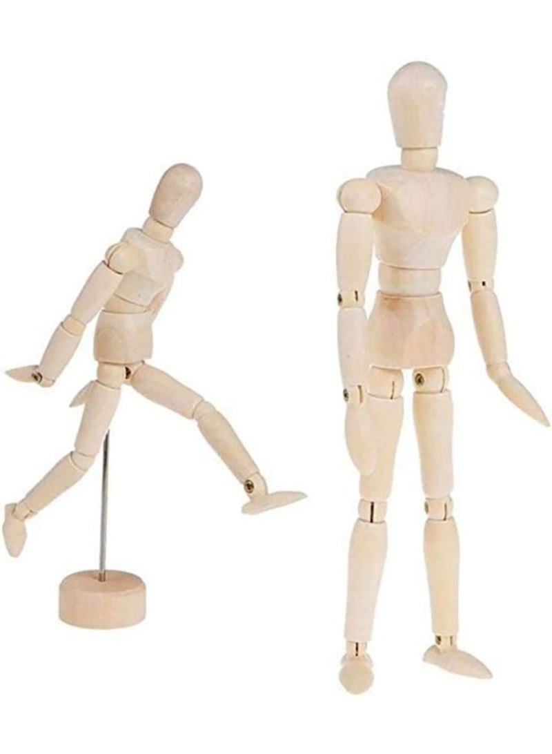Artist Wooden Manikin Mannequin Sketching Lay Figure Drawing Model Aid Human Figure Artist Draw Painting Model Mannequin Jointed Doll - Image 5