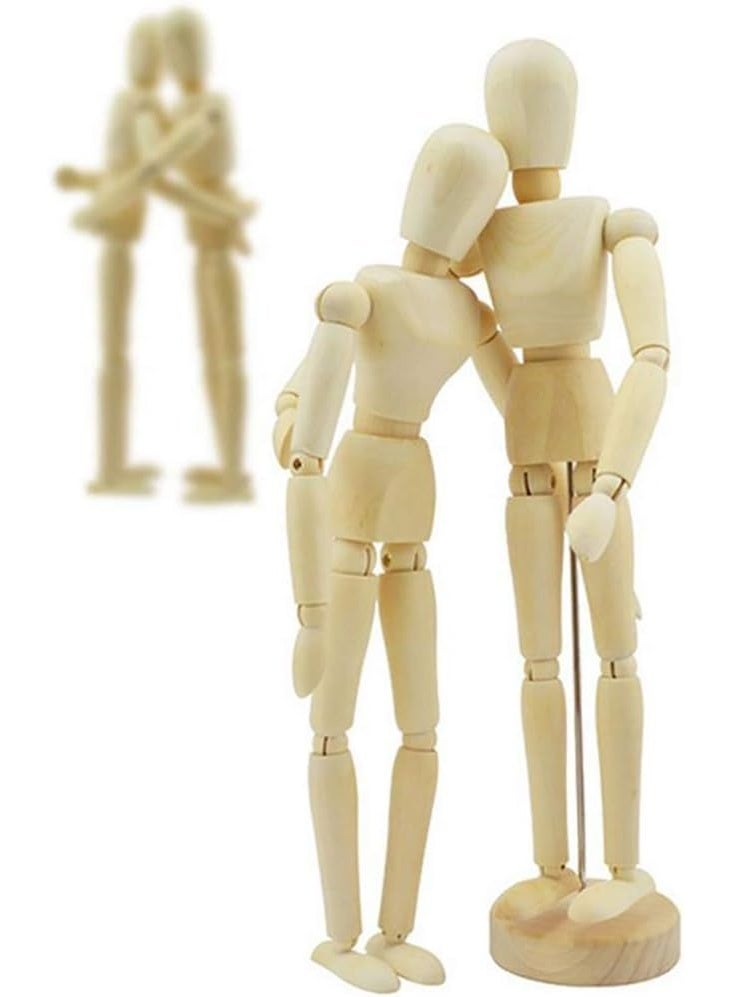 Artist Wooden Manikin Mannequin Sketching Lay Figure Drawing Model Aid Human Figure Artist Draw Painting Model Mannequin Jointed Doll - Image 2