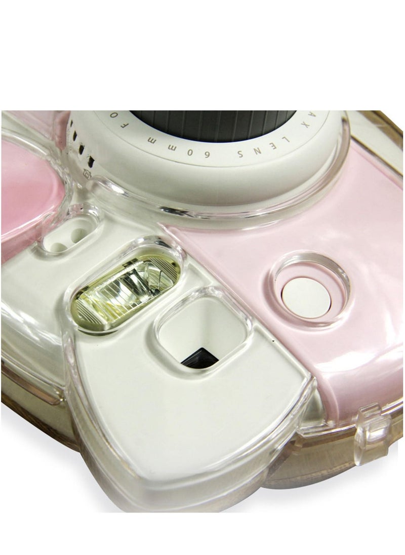 Generic - Protective Case Compatible with Fujifilm Instax Mini Hello Kitty Instant Film Camera/Crystal Hard Shell PVC Protective Cover Carrying Cover/with Adjustable Shoulder Strap -Clear - Image 1