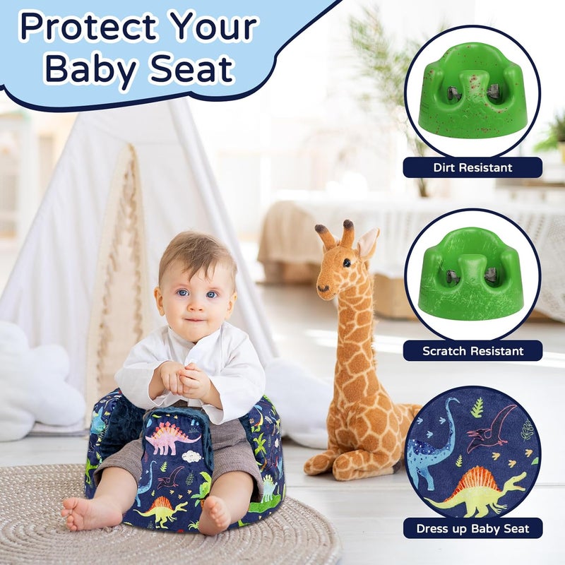 DAYEEBALL Seat Cover Compatible with Bumbo Seat Soft and Breathable Baby Floor Seat Cover for Baby Boy  Girl Cover Only Dinosaur - Image 5