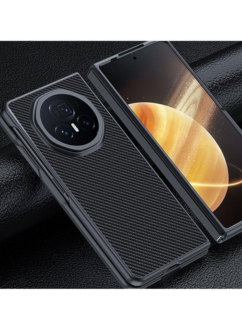 عام حافظة واقية لهاتف هونر ماجيك V3، 【مضادة للخدش】 حافظة كمبيوتر صلبة رقيقة للغاية مع نسيج من ألياف الكربون، حافظة هونر ماجيك V3-حافظة سوداء - Image 5