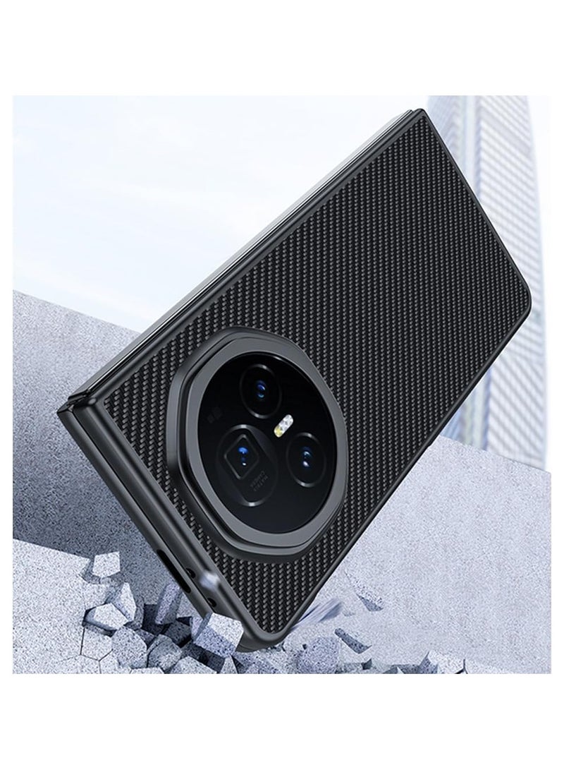 عام حافظة واقية لهاتف هونر ماجيك V3، 【مضادة للخدش】 حافظة كمبيوتر صلبة رقيقة للغاية مع نسيج من ألياف الكربون، حافظة هونر ماجيك V3-حافظة سوداء - Image 4