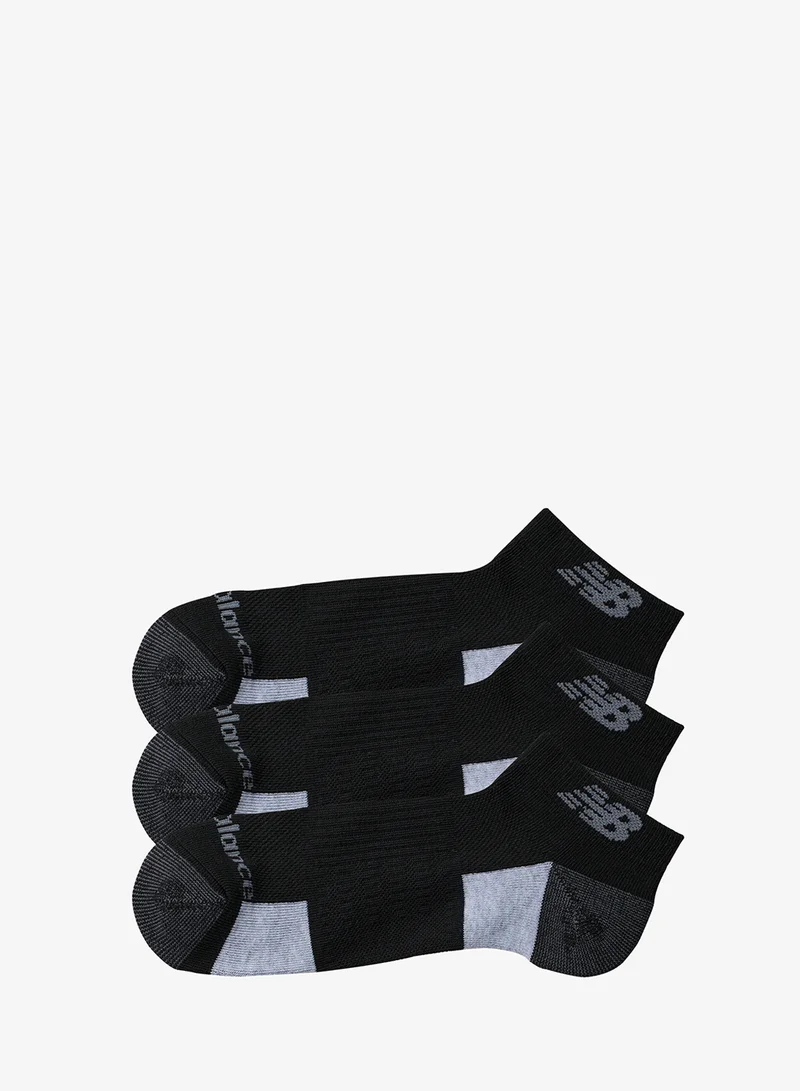 New Balance 3 Pack Performance Cushioned Lowcut Socks