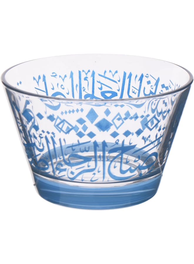 Dimlaj Orchid Bowl, Small, Blue - Image 1
